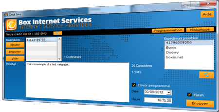 Desktop SMS software (DeskSMS)